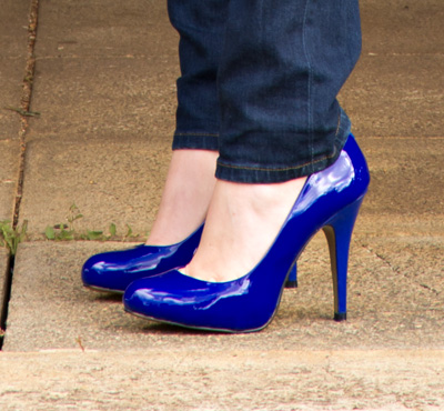 Bought new Basque blue stiletto pumps - HHPlace Cafe! - General chit ...