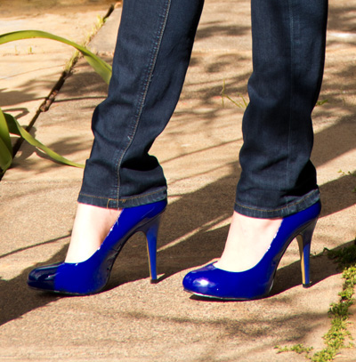 Bought new Basque blue stiletto pumps - HHPlace Cafe! - General chit ...