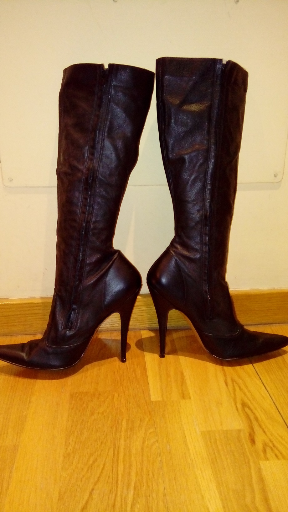 Black Leather Boots size UK10.5 from Leatherworks - Buy / Sell / Swap ...
