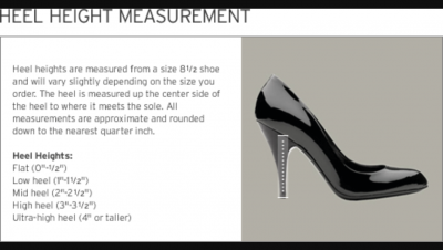 How We Measure Heels - For Everybody - High Heel Place