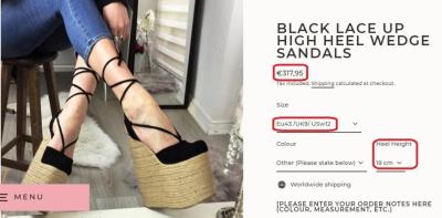 Black Lace Up High Heel Wedge Sandals _ Tajna Shoes_1.jpg