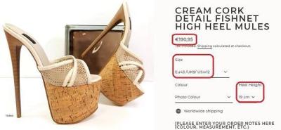 Cream Cork Detail Fishnet High Heel Mules _ Tajna Shoes_1.jpg